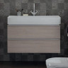 Тумба с раковиной LAUFEN SPACE с 2-я ящиками, 950х420х115 мм 4.1020.2.160.100.1+8.1028